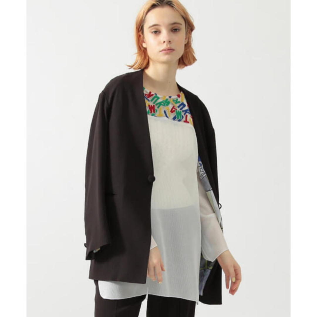 ジャケット・アウター beams boy maturely Viscose Asymme Jacket BEAMS BOY（ビームスボーイ）の「maturely / Viscose Asymme