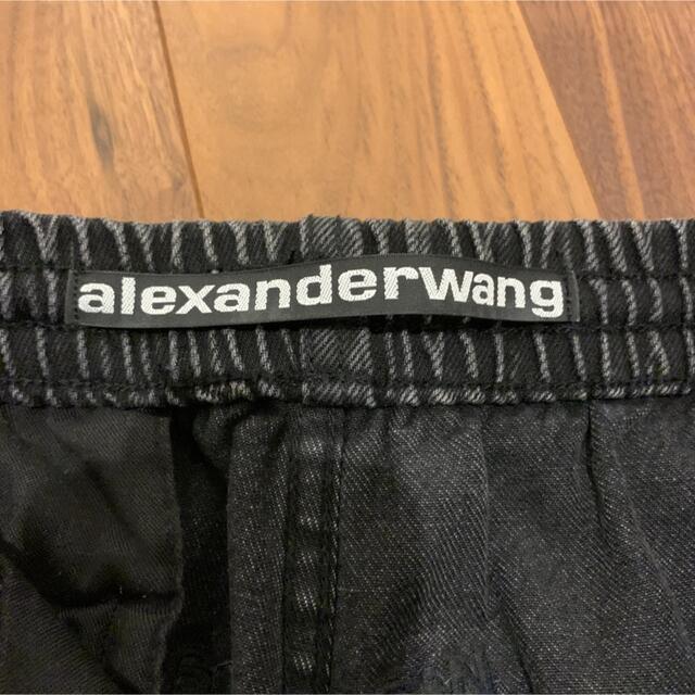 Alexander Wang(アレキサンダーワン)のalexander wang  アレキサンダーワン　ロゴ　刺繍　ジョガーパンツ レディースのパンツ(カジュアルパンツ)の商品写真