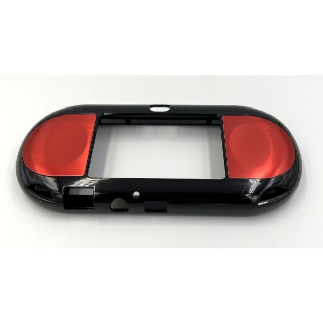 PlayStation Vita(プレイステーションヴィータ)のPS Vita2000(PCH-2000)専用アルミプレートケース(レッド) エンタメ/ホビーのゲームソフト/ゲーム機本体(その他)の商品写真