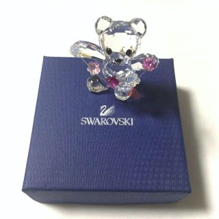 スワロフスキー(SWAROVSKI)のクリスベア　フラワーズフォーユー　スワロフスキー(置物)