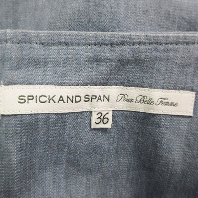 Spick & Span(スピックアンドスパン)のスピック&スパン Spick&Span スカート フレア ミニ 麻混 リネン混 レディースのスカート(ミニスカート)の商品写真