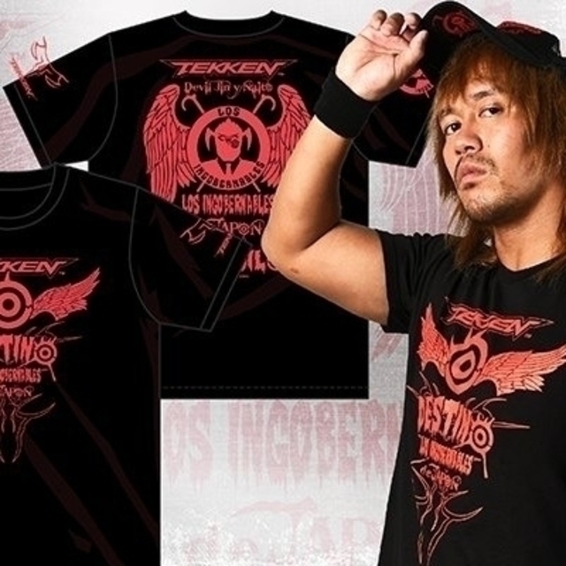 新日本プロレス 鉄拳 内藤哲也 デビル仁 Tシャツ 新品 未開封 ロスインゴ