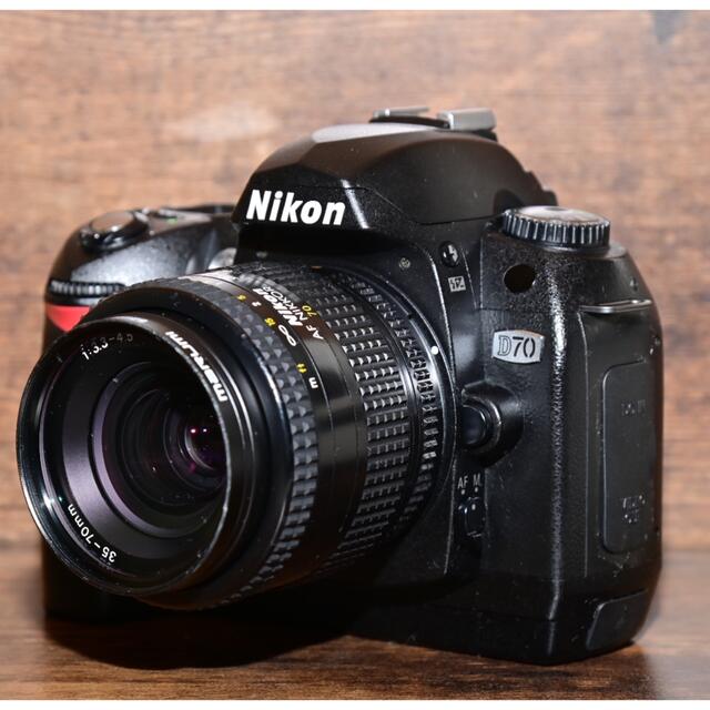 デジタル一眼レフ　NIKON D70 レンズ付き　実用動作品