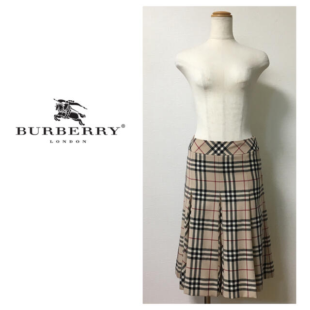 BURBERRY(バーバリー)のBURBERRY バーバリー　ノバチェック　スカート　ノバチェック レディースのスカート(ひざ丈スカート)の商品写真