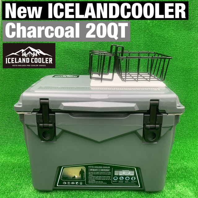 New ICELANDCOOLER アイスランドクーラーボックス 45QT 別注-