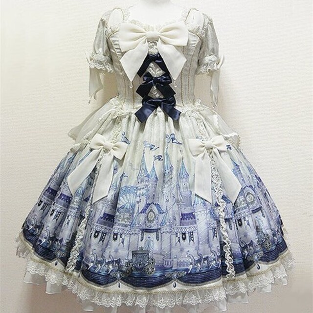 Castle MirageDress　ボンネット　タイツ　セットワンピース