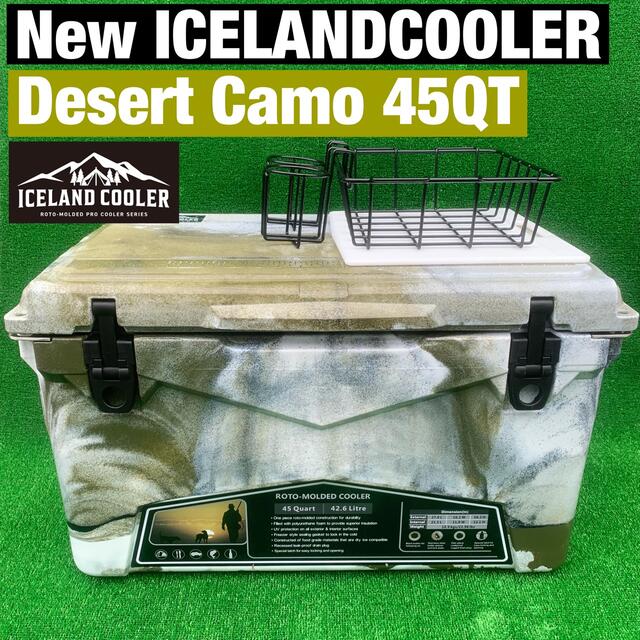 グリーンNew ICELANDCOOLER アイスランドクーラーボックス 45QT 人気