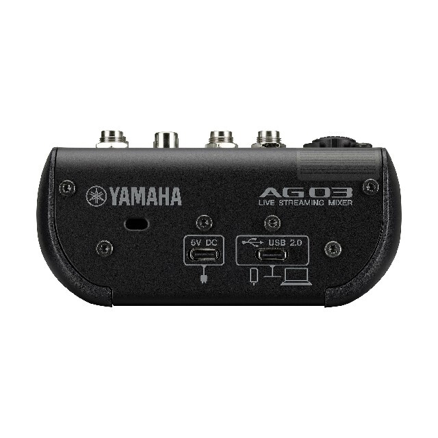 新品・未使用 YAMAHA AG03 MK2 ブラック ストリーミングミキサー 1