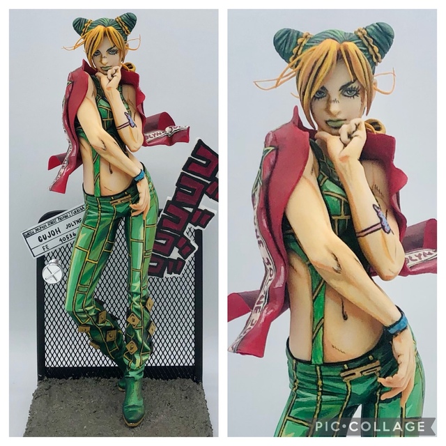 ジョジョの奇妙な冒険　空条徐倫　二次元風リペイントJOJO フィギュア空条徐倫