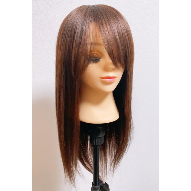 レミー人毛100% つむじ手植えスーパーロングブラウンカラー 60cm レミー人毛100% つむじ手植えスーパーロングブラウンカラー 60cm