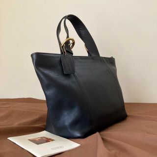 コーチ(COACH)のOLD COACH ハンドバッグ　ブラック　黒　オールドコーチ(ハンドバッグ)