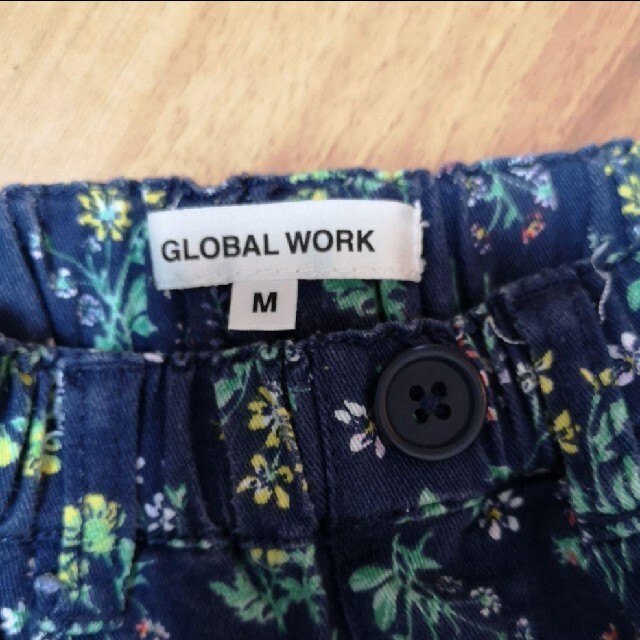 GLOBAL WORK(グローバルワーク)のグローバルワーク 花柄 ショートパンツ キュロット Mサイズ キッズ/ベビー/マタニティのキッズ服女の子用(90cm~)(パンツ/スパッツ)の商品写真