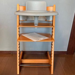 ストッケ(Stokke)の美品　希少品　廃番色　ストッケ　トリップ　トラップ　ベビーガード付き  正規品　(その他)