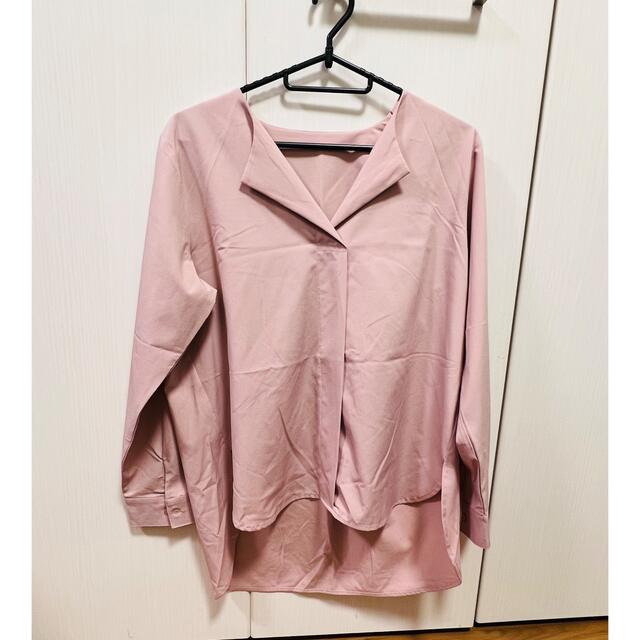 N.Natural beauty basic(エヌナチュラルビューティーベーシック)のN. ピンク　シャツ レディースのトップス(シャツ/ブラウス(長袖/七分))の商品写真