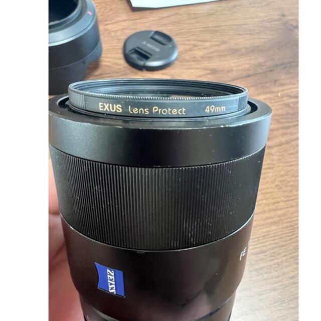 SONY(ソニー)のsony fe55mm f1.8  sel55f18z  トーマス様専用 スマホ/家電/カメラのカメラ(レンズ(単焦点))の商品写真