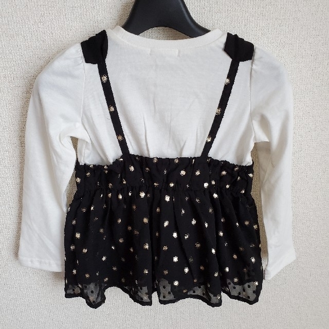 anyFAM(エニィファム)のエニファム　ドットロンティー キッズ/ベビー/マタニティのキッズ服女の子用(90cm~)(Tシャツ/カットソー)の商品写真