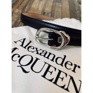 アレキサンダーマックイーン(Alexander McQueen)のALEXANDER McQUEEN(アレキサンダーマックイーン)シルバーバックル(ベルト)