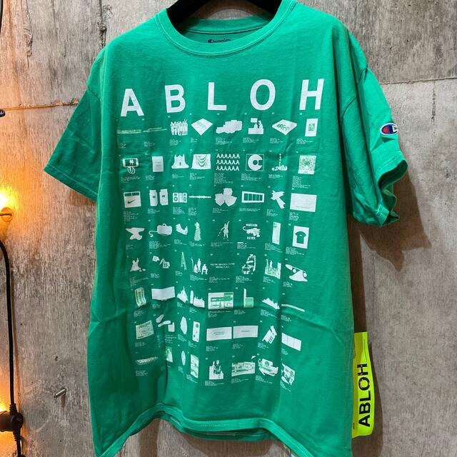 ICA 限定 VIRGIL ABLOH Tシャツ チャンピオン ヴァージルFOS