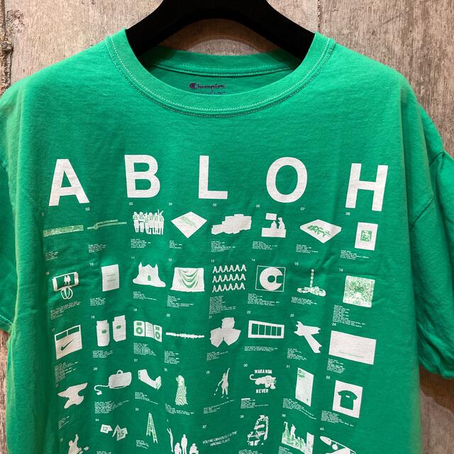 ICA 限定 VIRGIL ABLOH Tシャツ チャンピオン ヴァージルFOS 1