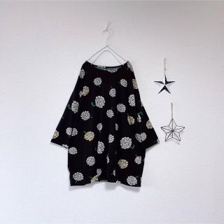 ❁black❁ 北欧フラワー ❋ チュニック(チュニック)