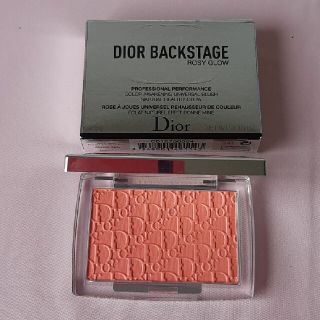 ディオール(Dior)のディオールバックステージ　ロージーグロウ 004 コーラル(チーク)