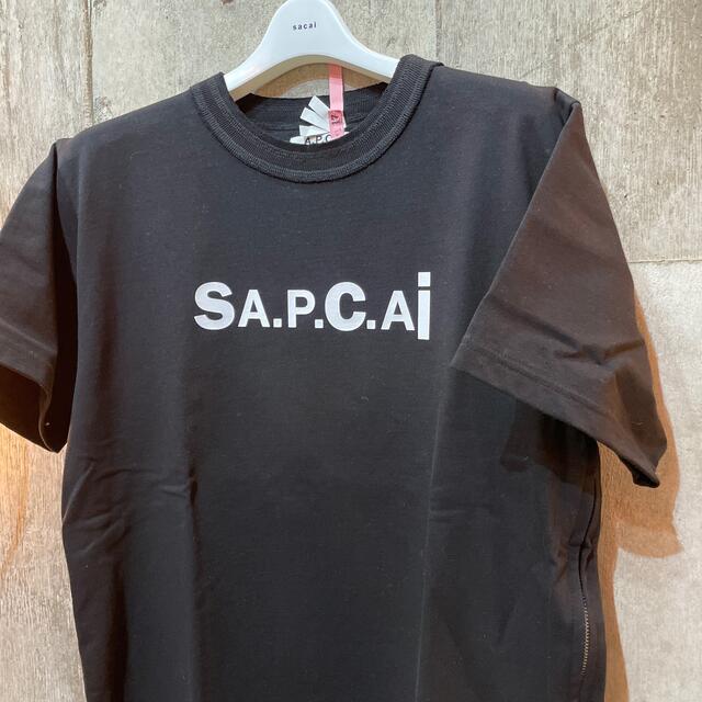 クリーニング済　sacai x A.P.C. Tシャツ BLACK Mサイズ