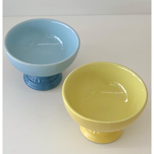 LE CREUSET(ルクルーゼ)のル・クルーゼ　アイス　カップ　アイスクリーム　カップ　ソレイユ　コースタルブルー インテリア/住まい/日用品のキッチン/食器(食器)の商品写真