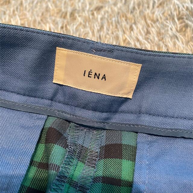 IENA(イエナ)の【Cokko様専用】IENA チェックスティックパンツ　36 レディースのパンツ(クロップドパンツ)の商品写真