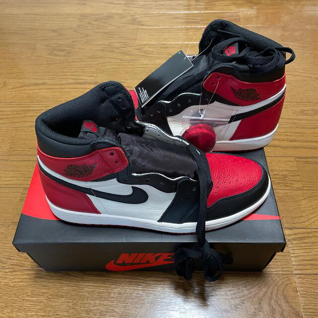 スニーカーAIR JORDAN 1 RETRO HIGH OG bred toe