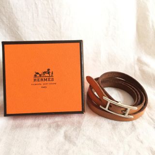 エルメス(Hermes)の[正規品]HERMÈS◆レザーブレスレット(ブレスレット/バングル)