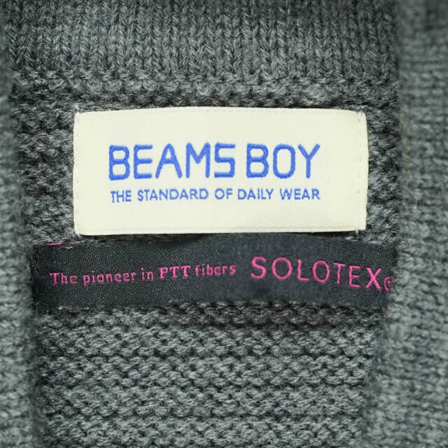 BEAMS BOY(ビームスボーイ)のBEAMS BOY 21AW 7ゲージミリタリーVネックカーディガン レディース レディースのトップス(カーディガン)の商品写真