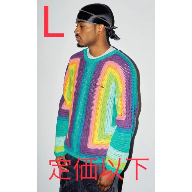 Supreme(シュプリーム)のHand Crocheted Sweater サイズL メンズのトップス(ニット/セーター)の商品写真