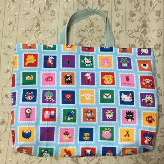 通園バッグ　レッスンバッグ　ハンドメイド(バッグ/レッスンバッグ)