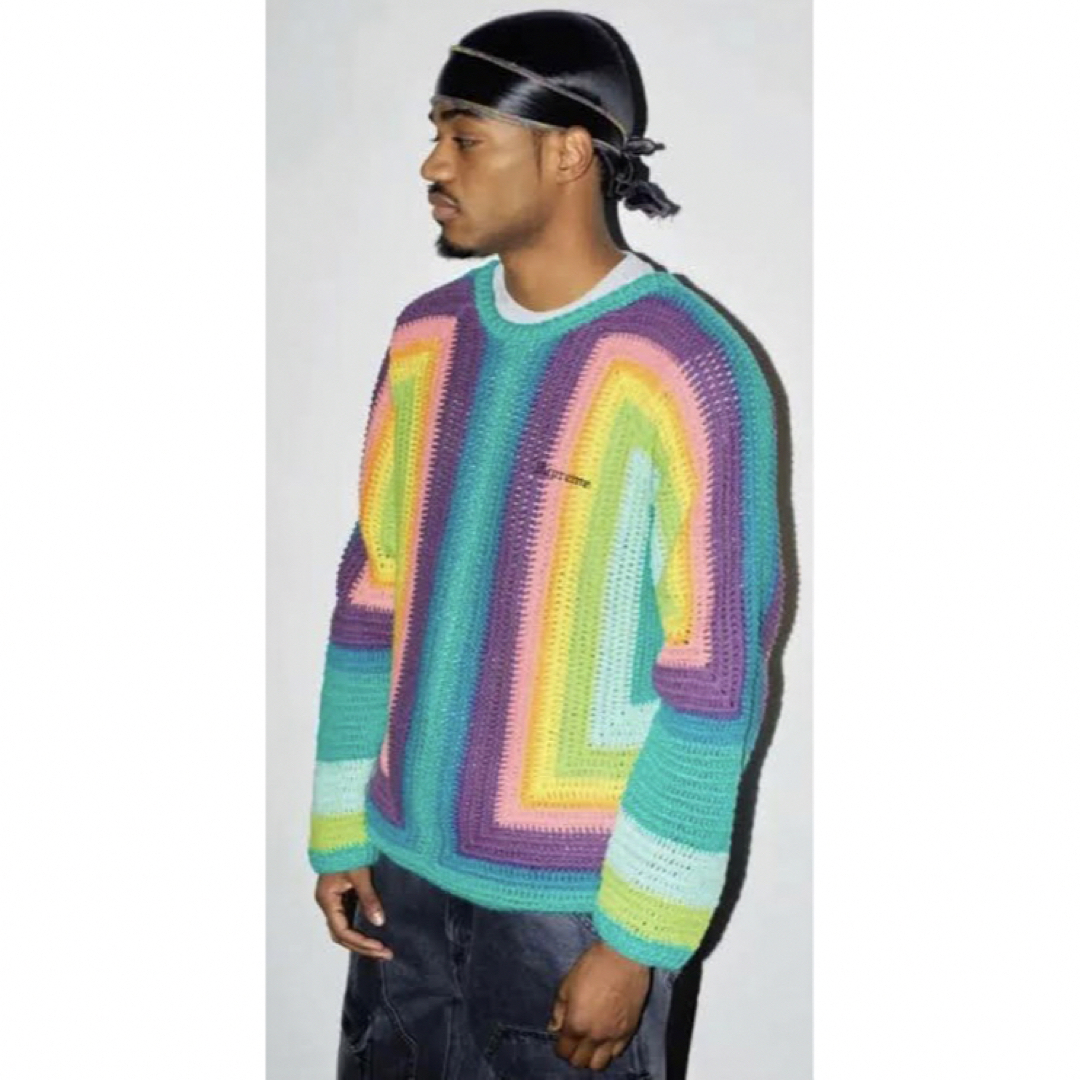 Supreme - シュプリーム Hand Crocheted Sweater L ニット セーターの