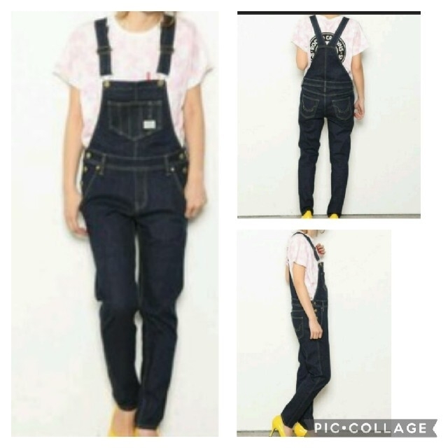 RODEO CROWNS(ロデオクラウンズ)のRCWB R+evolution DENIMサロペット レディースのパンツ(サロペット/オーバーオール)の商品写真