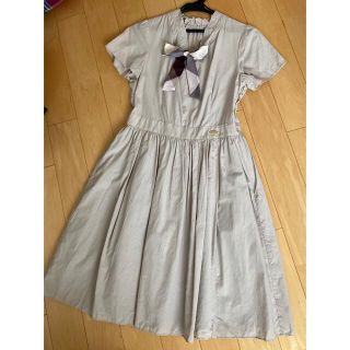 ブルーレーベルクレストブリッジ リボンタイ付店舗限定ワンピース-