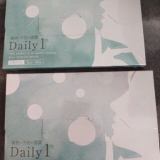 Daily 1 トゥースウォッシュ　MR 30本入り　二箱(口臭防止/エチケット用品)