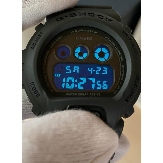 G-SHOCK/ミリタリー/アーミーグリーン/DW-6900/オレンジ/反転液晶