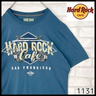ハードロックカフェ(Hard Rock CAFE)の【入手困難】ハードロックカフェ ビッグロゴ刺繍 ダメージ加工 ワッペン Tシャツ(Tシャツ/カットソー(半袖/袖なし))