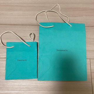 ティファニー(Tiffany & Co.)のティファニー　紙袋　ショップ袋　大1枚小1枚(ショップ袋)