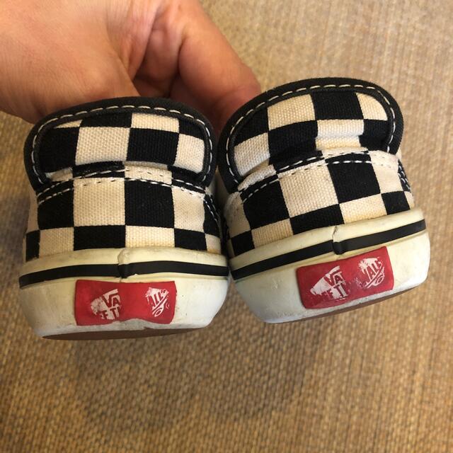 VANS(ヴァンズ)のvans ブロックチェック黒　16cm キッズ/ベビー/マタニティのキッズ靴/シューズ(15cm~)(スニーカー)の商品写真