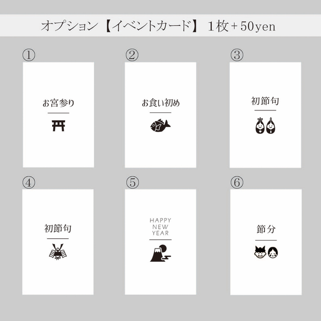 かっちゃん様専用ページ マンスリーカード お花線画 チューリップ くすみカラー キッズ/ベビー/マタニティのメモリアル/セレモニー用品(アルバム)の商品写真