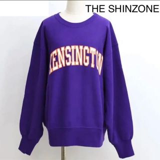 シンゾーン(Shinzone)のTHE SHINZONE シンゾーン　スウェット トレーナー　ロゴ　カレッジ(トレーナー/スウェット)