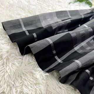 BURBERRY - バーバリーロンドン ノバチェック シルク混ワンピース