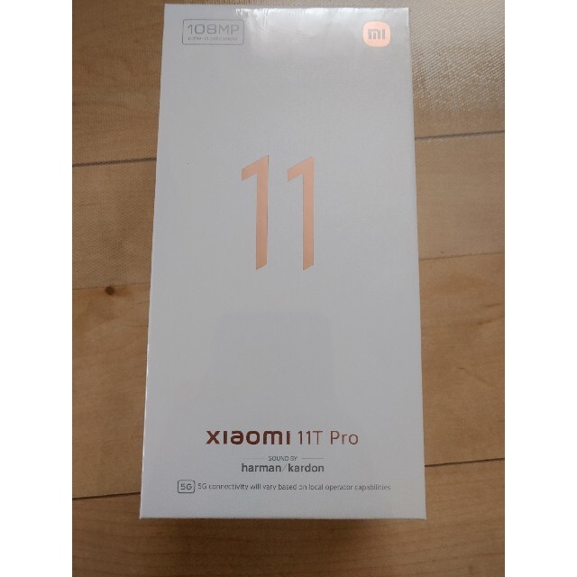 ANDROID(アンドロイド)のシュリンク付き Xiaomi シャオミ 11T Pro 8GB128GB ブルー スマホ/家電/カメラのスマートフォン/携帯電話(スマートフォン本体)の商品写真