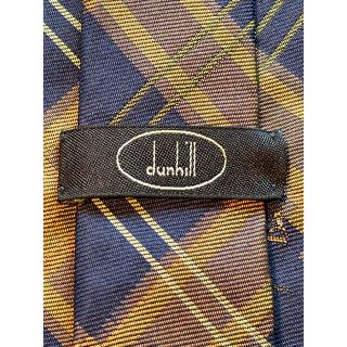 ダンヒル(Dunhill)の【dunhill】美品　ネクタイ　高級感あるチェック柄(ネクタイ)