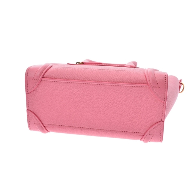 celine(セリーヌ)のセリーヌ  ラゲージ ナノショッパー 2WAY ハンドバッグ ピンク レディースのバッグ(ハンドバッグ)の商品写真