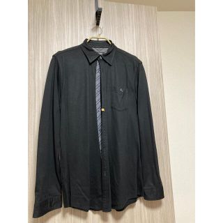 バーバリーブラックレーベル(BURBERRY BLACK LABEL)の【クリーニング済】バーバリー　ブラックポロシャツ　長袖(ポロシャツ)