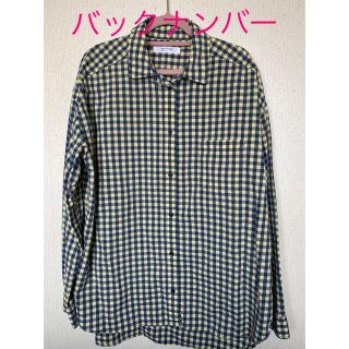 バックナンバー(BACK NUMBER)のバックナンバー　レディースチェックシャツ　L(シャツ/ブラウス(長袖/七分))