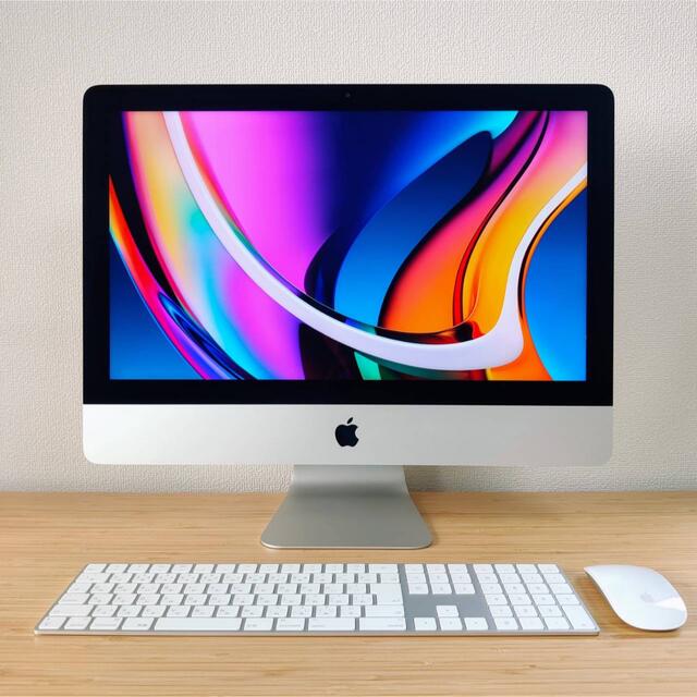 Apple(アップル)のアップルケア＋⭐︎iMac  4K, 21.5-inch, 2019 16GB スマホ/家電/カメラのPC/タブレット(デスクトップ型PC)の商品写真